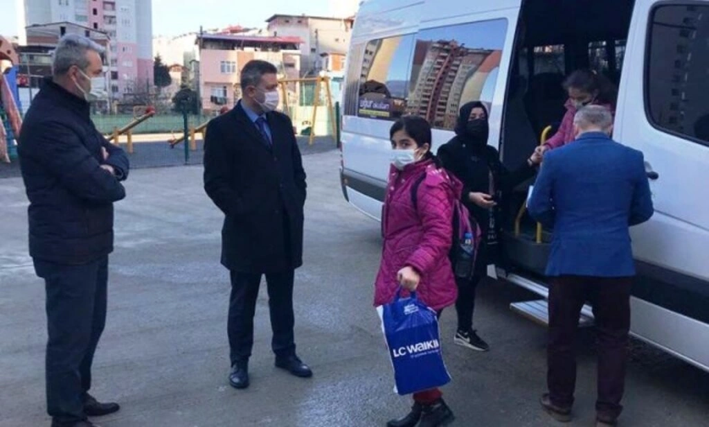 İlkadım’da Okul Servislerinde Tematik Denetim Yapıldı