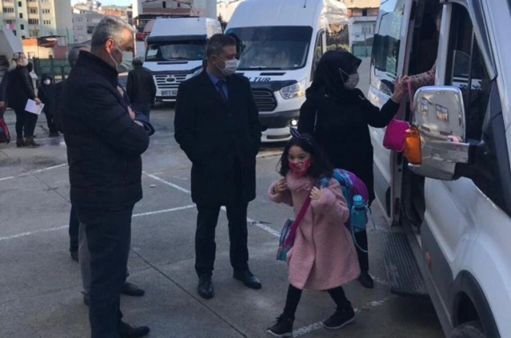 İlkadım’da Okul Servislerinde Tematik Denetim Yapıldı