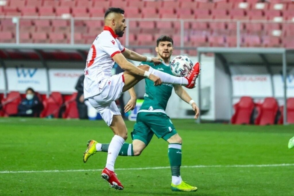 Samsunspor Giresunspor maçı ilk yarı fotoğrafları