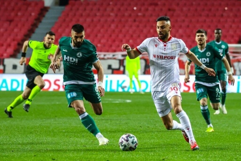 Samsunspor Giresunspor maçı ilk yarı fotoğrafları