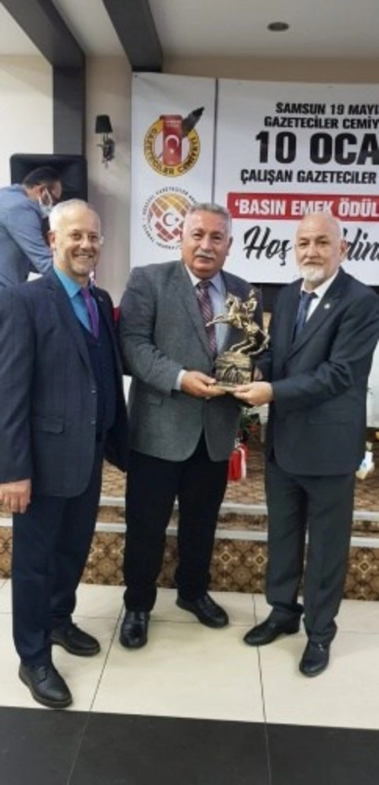 Samsun Basın Emek Ödülleri sahiplerini buldu