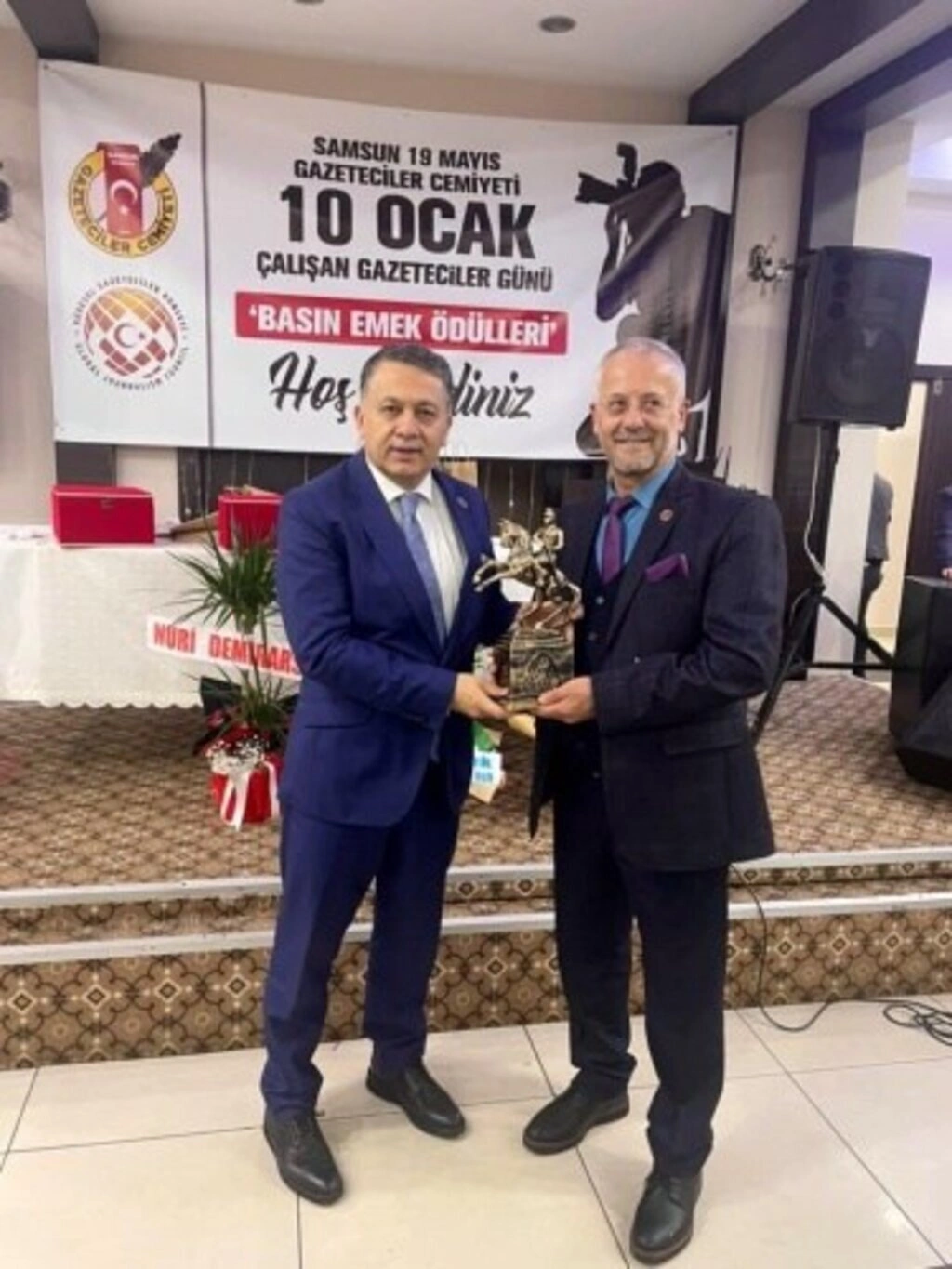 Samsun Basın Emek Ödülleri sahiplerini buldu