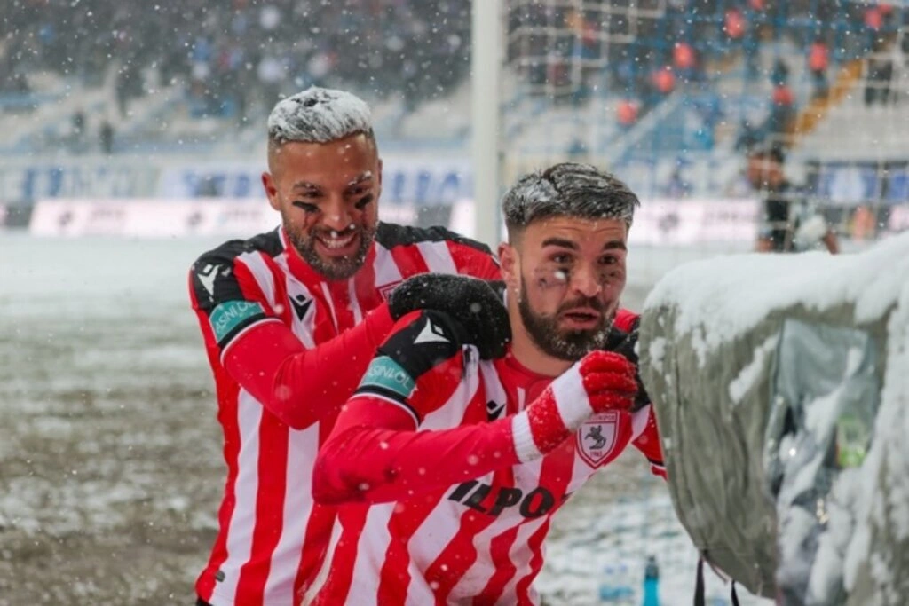 Erzurumspor Samsunspor maçı fotoğrafları