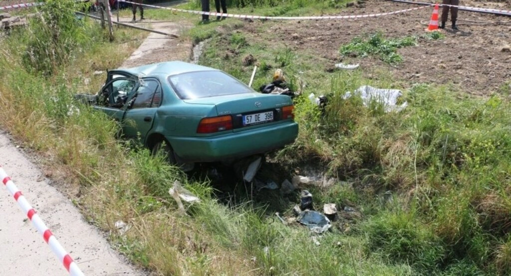 Samsun'da trafik kazası: 3 ölü, 1 yaralı