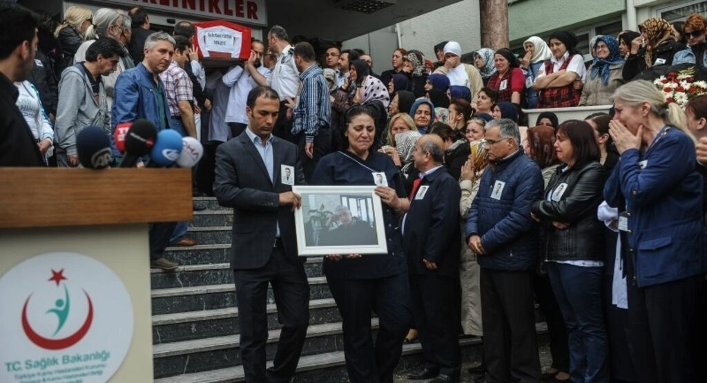 Şehit edilen doktor son yolculuğuna uğurlandı