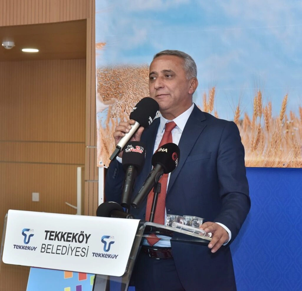 Tekkeköy’de çiftçilere buğday, yonca ve reygras tohumu dağıtıldı