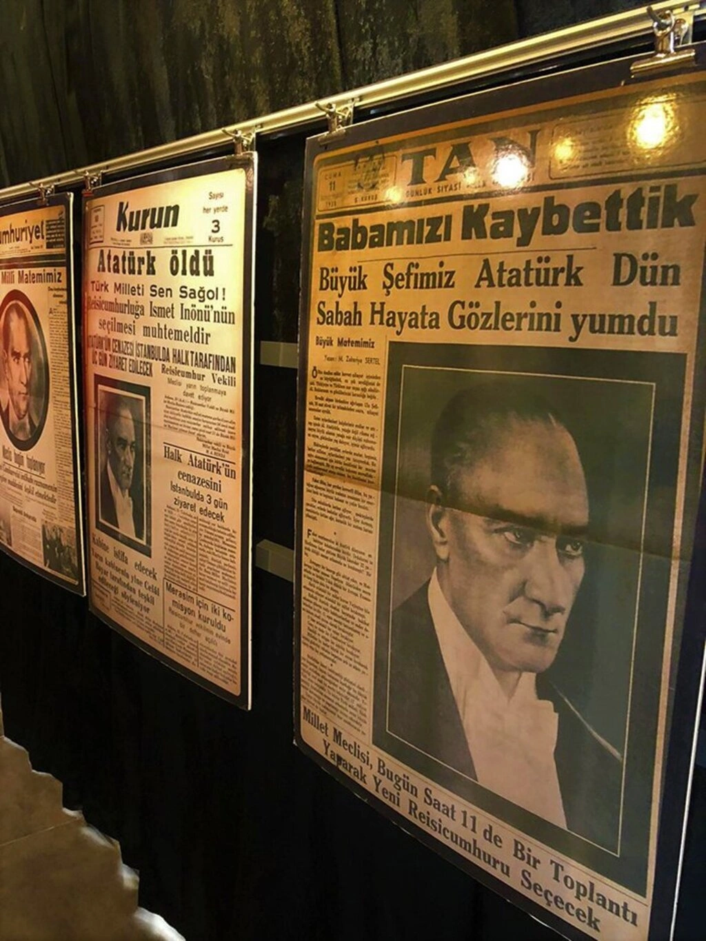 Büyükşehir'den Basında Milli Yas sergisi
