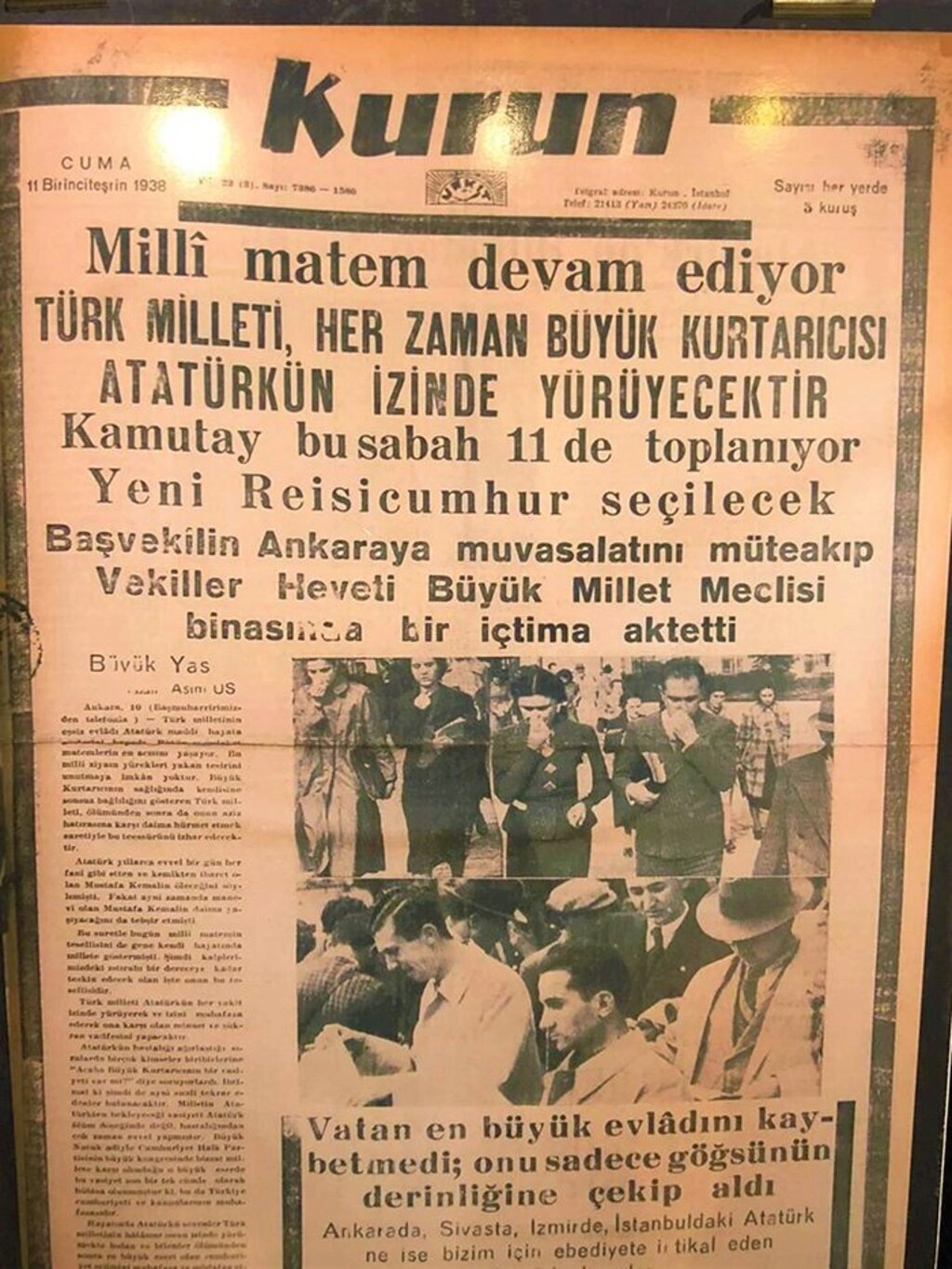 Büyükşehir'den Basında Milli Yas sergisi