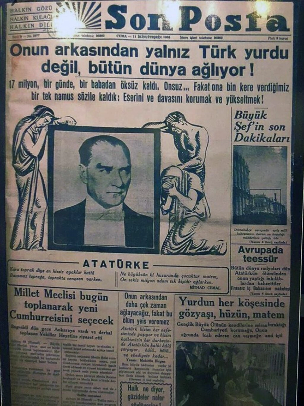 Büyükşehir'den Basında Milli Yas sergisi