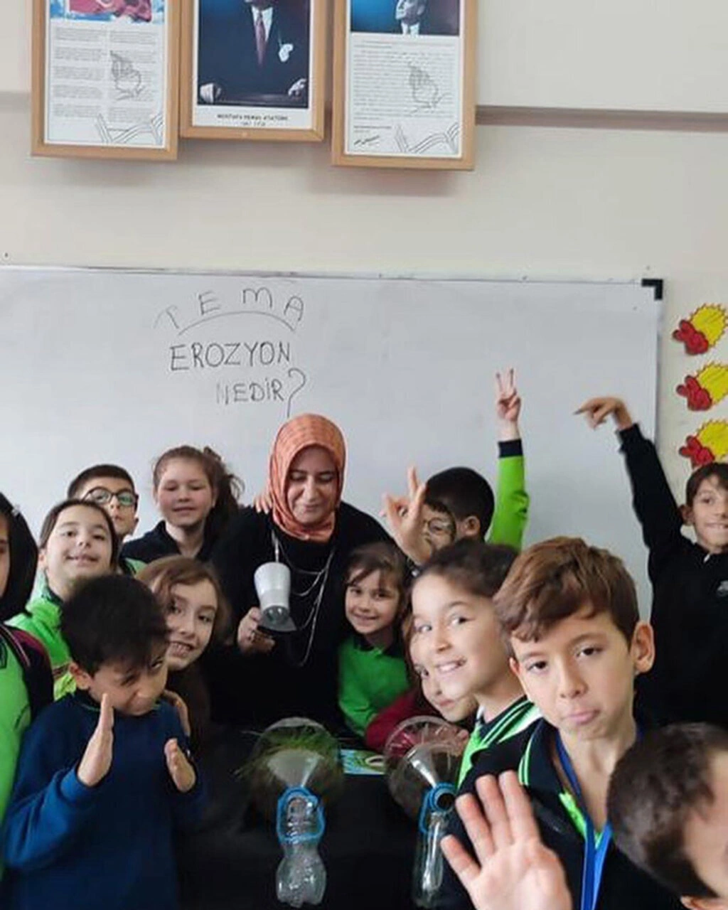 TEMA İlkadım'dan öğrencilere erozyonla mücadele dersi