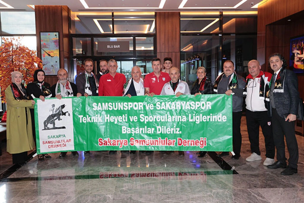 Sakarya Samsunlular Derneği'nden Samsunspor'a ziyaret