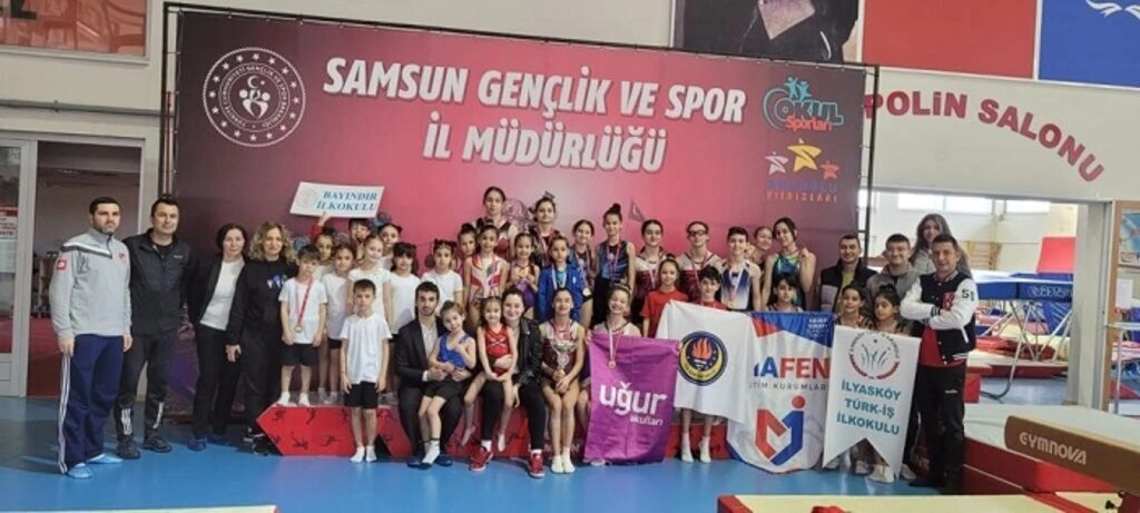 Trampolin Cimnastik İl Birinciliği tamamlandı! Samsun Trampolin Cimnastik