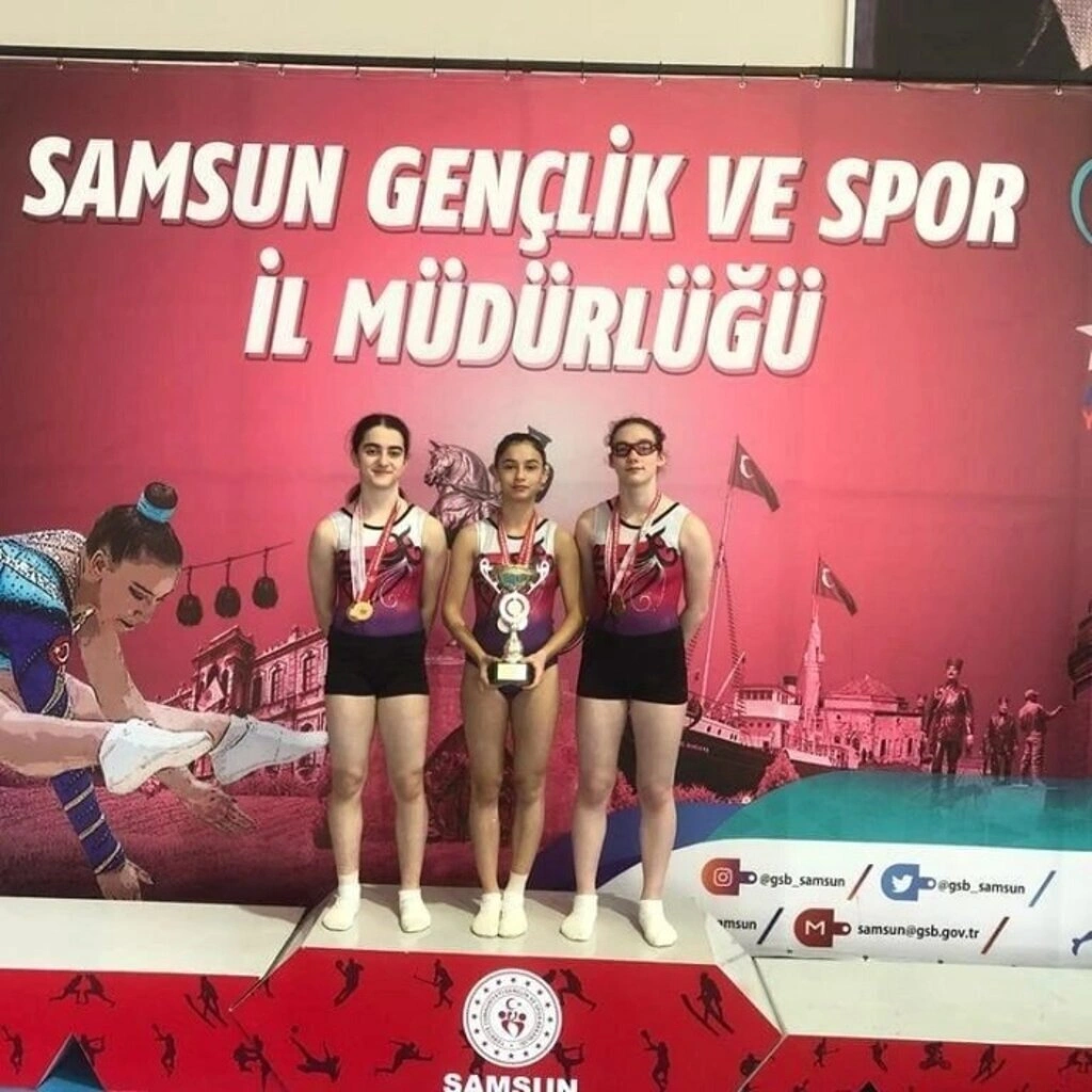 Trampolin Cimnastik İl Birinciliği tamamlandı! Samsun Trampolin Cimnastik