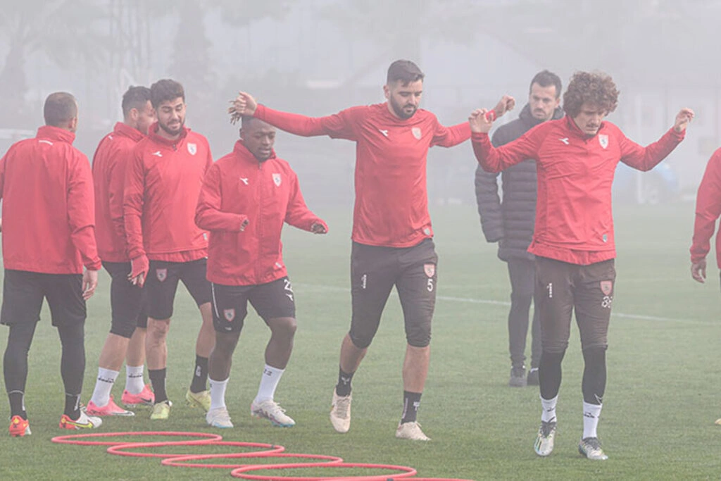 Samsunspor Boluspor maçı hazırlıklarını sürdürüyor