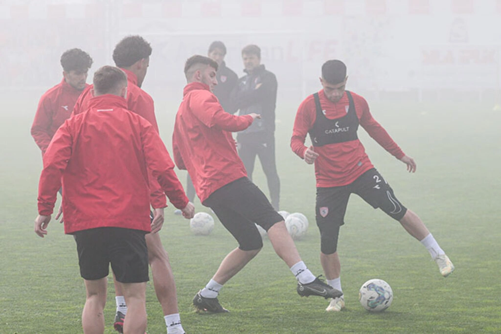 Samsunspor Boluspor maçı hazırlıklarını sürdürüyor