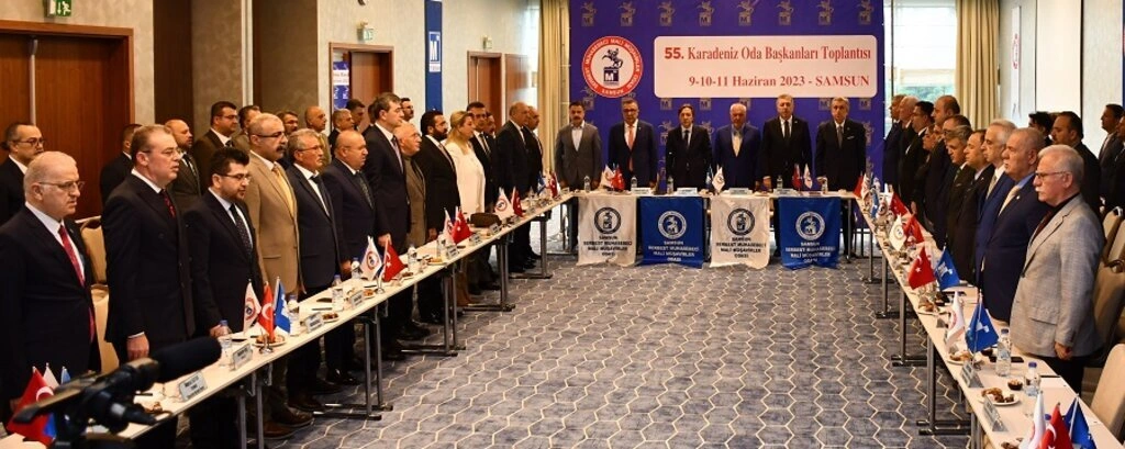 55. Karadeniz Oda Başkanları Toplantısı Samsun SMMMO ev sahipliğinde gerçekleşti
