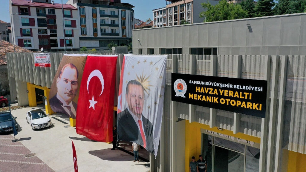 Havza Mekanik Katlı Otopark için muhteşem açılış