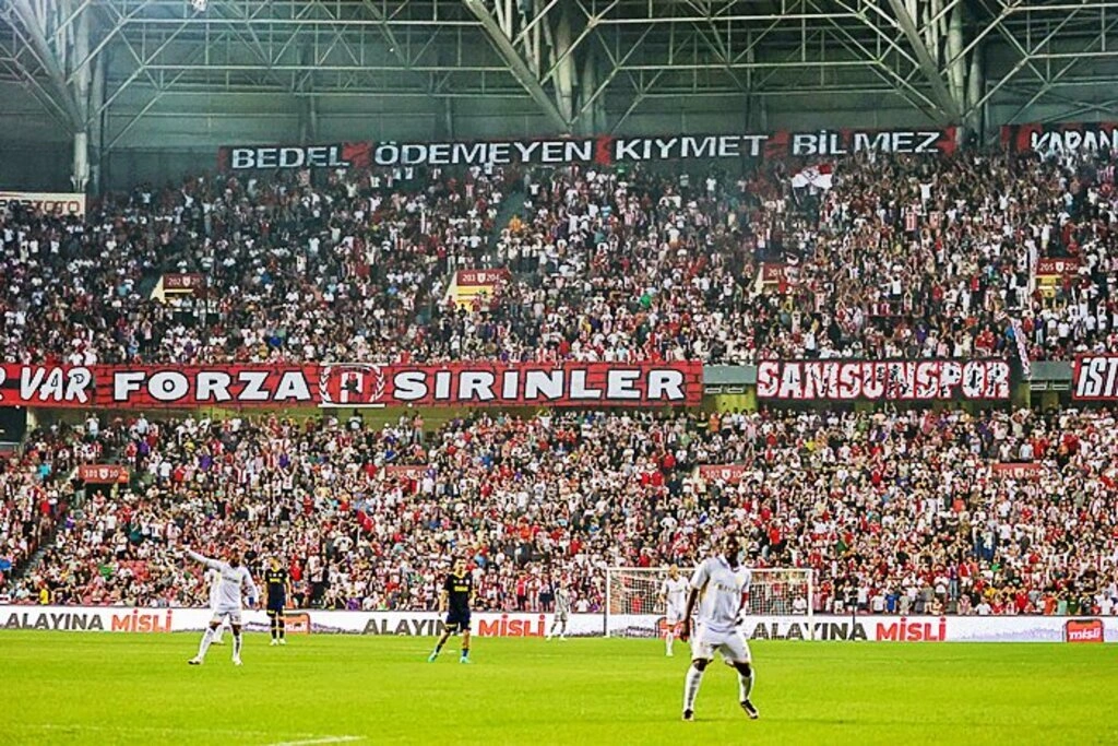 Samsunspor Fenerbahçe maçının özel fotoğrafları