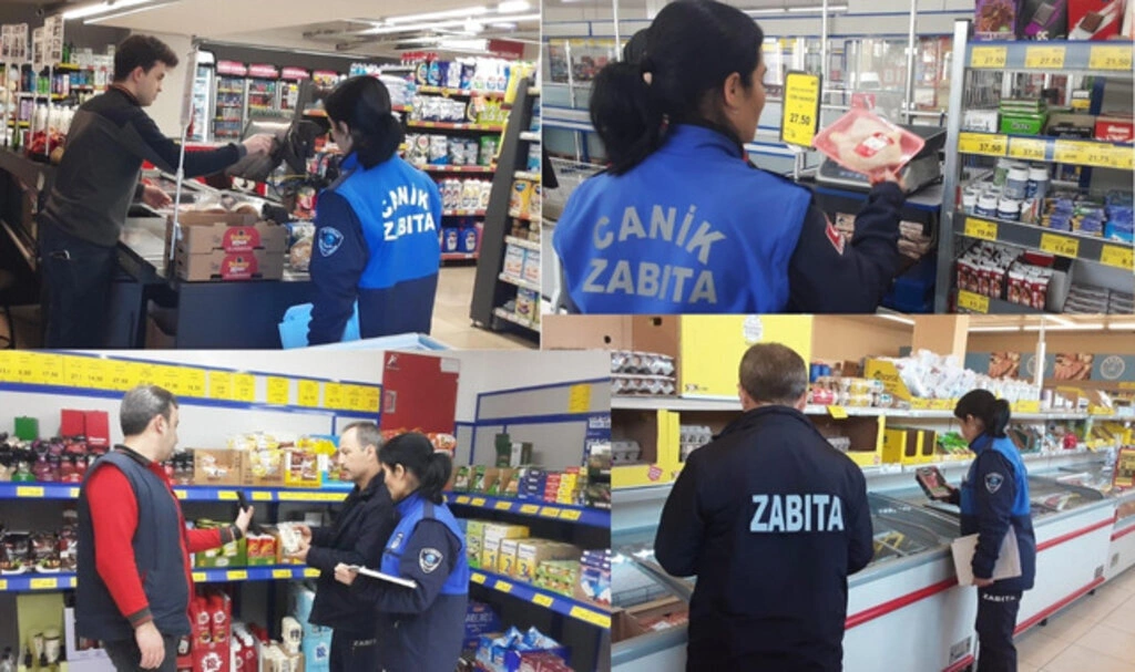 Canik Belediyesi Zabıta Ekipleri'nden marketlere Ramazan Ayı Denetimi