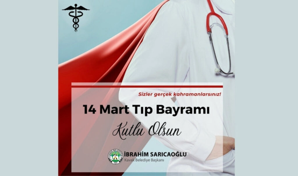 Kavak Belediyesi'nden Tıp Bayramı Mesajı