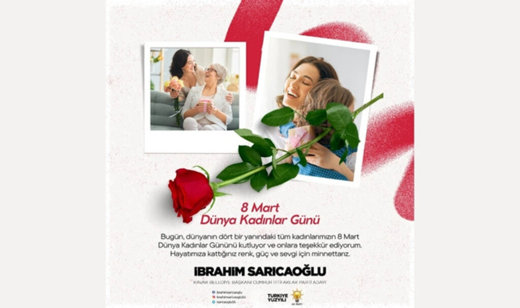 Kavak Belediyesi'nden 8 Mart Dünya Kadınlar Günü Mesajı
