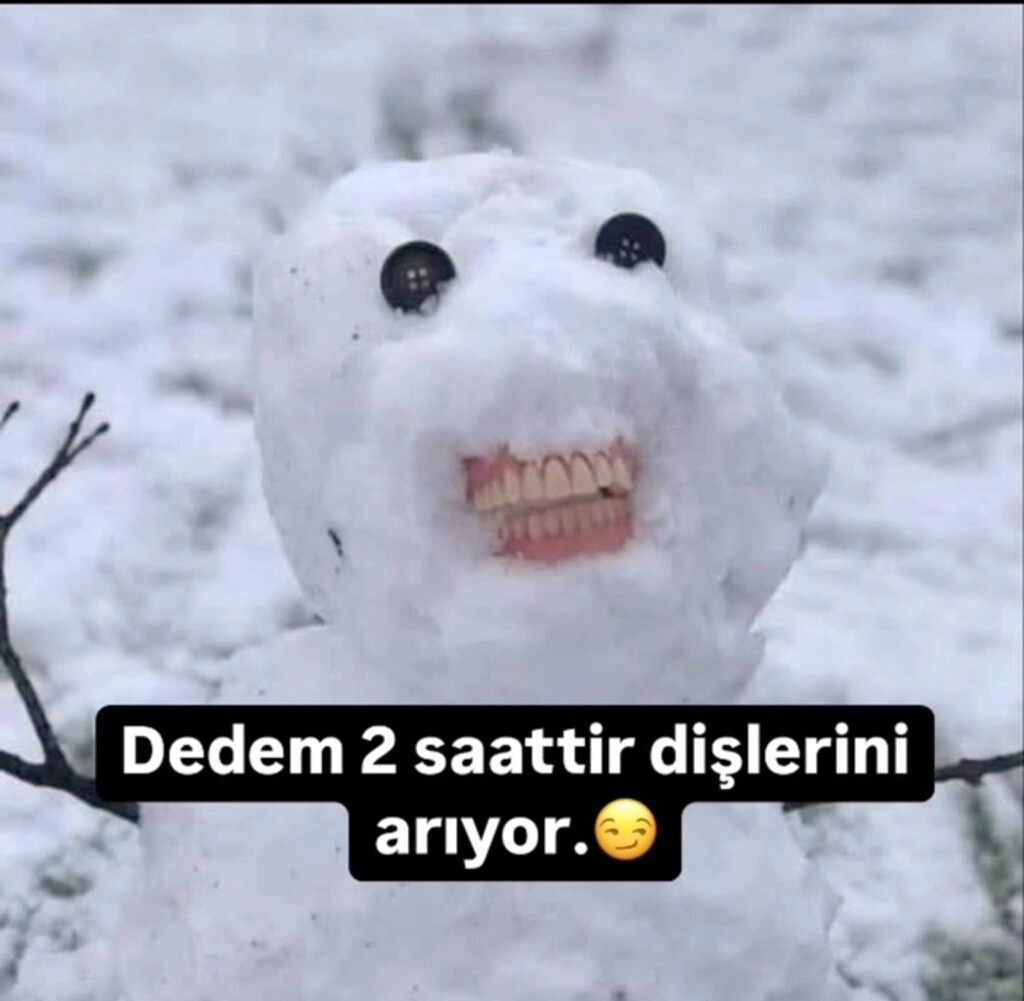 Samsun'da Kar Sanata Dönüştü: Birbirinden İlginç Kardan Adamlar