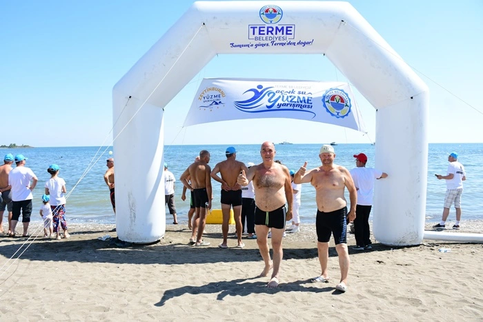 Terme Açık Su Yüzme Yarışması Fotoğrafları