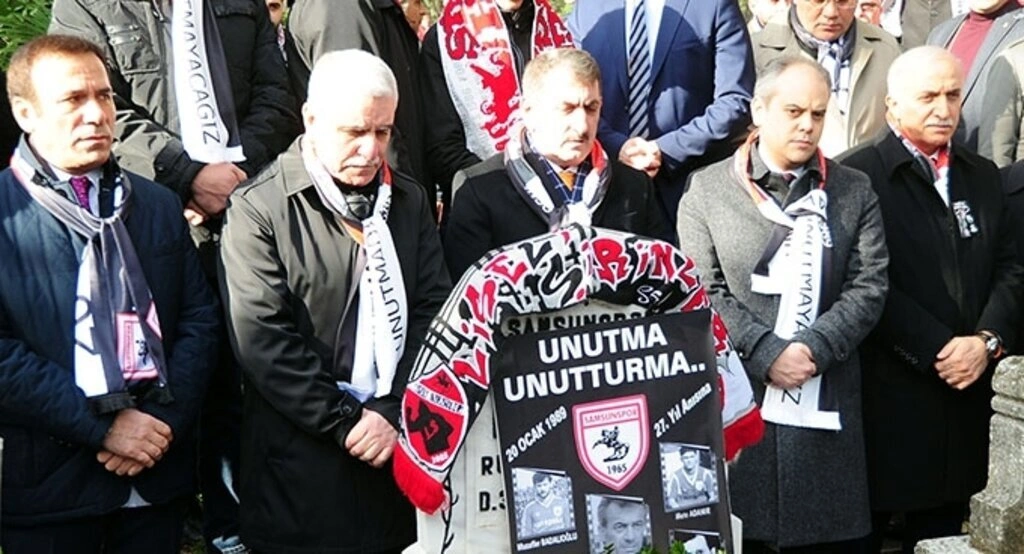 Samsunspor 20 Ocak futbol şehitleri böyle anıldı