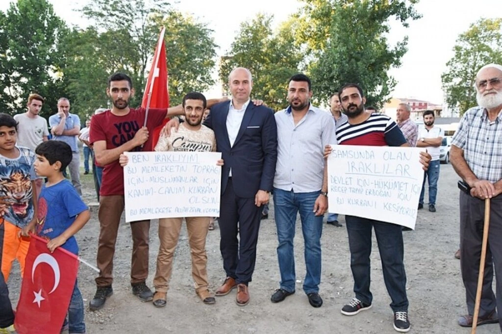 Tekkeköy Milli İradeye sahip çıktı