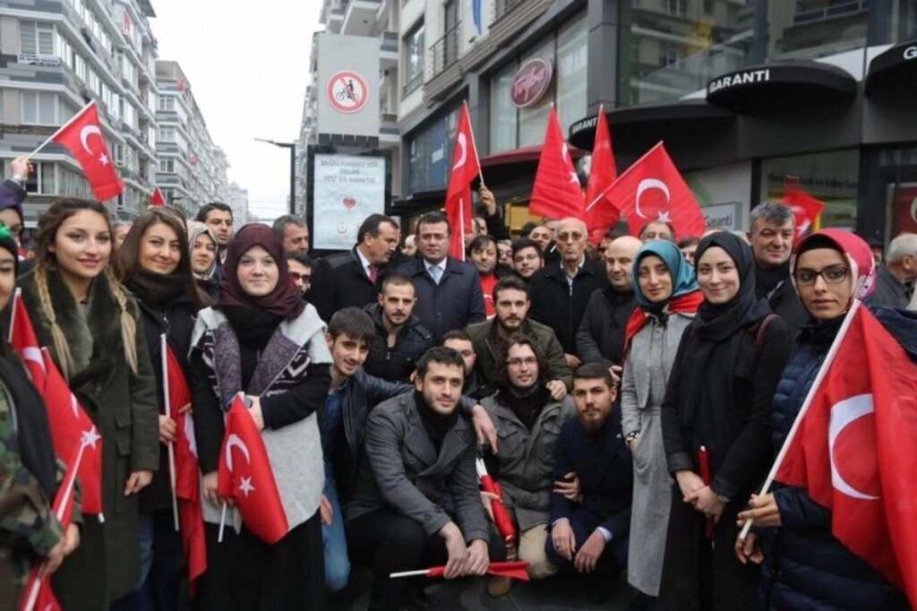 Teröre karşı Samsun tek yürek oldu
