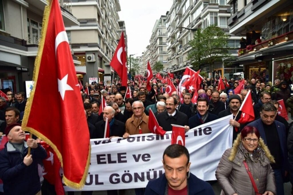 Teröre karşı Samsun tek yürek oldu