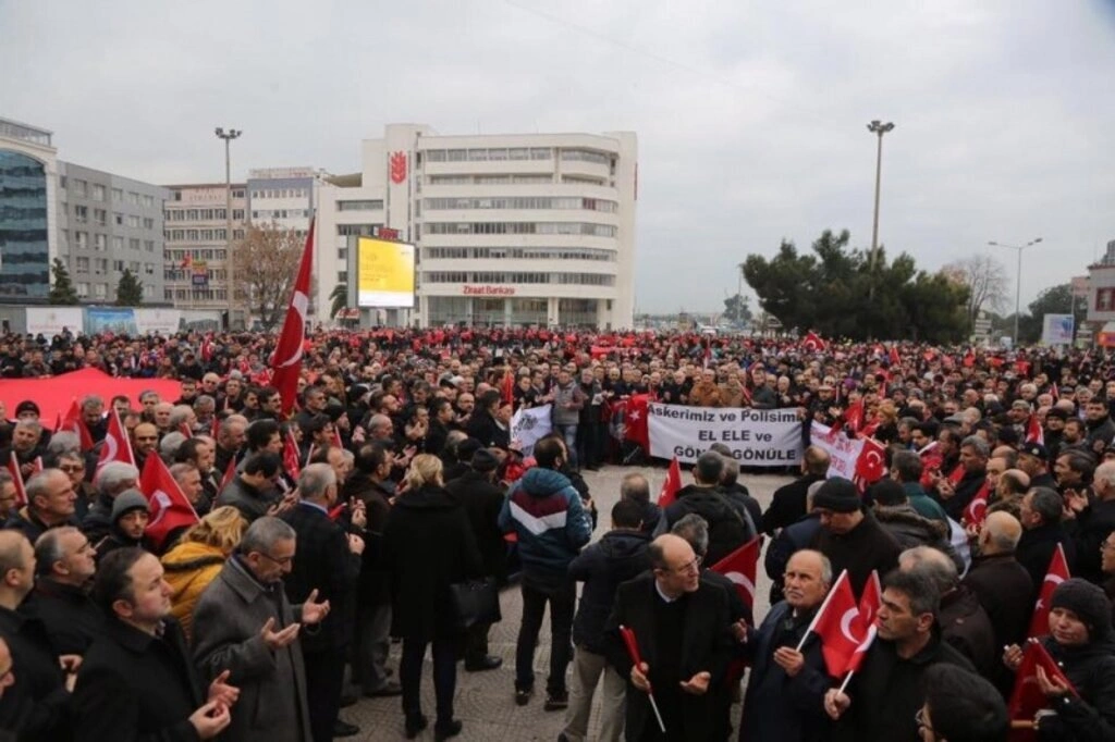 Teröre karşı Samsun tek yürek oldu