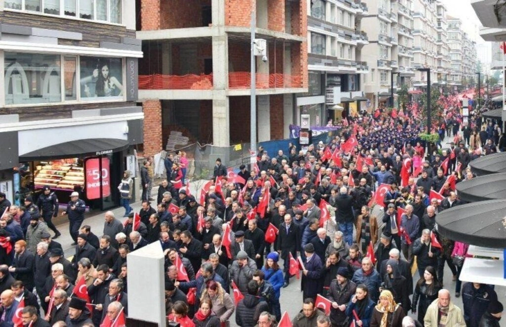 Teröre karşı Samsun tek yürek oldu