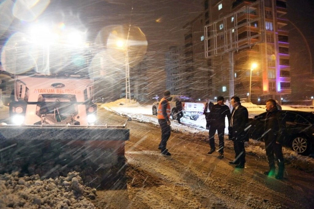 Başkan Taşçı’dan kar mücadele ekibine teşekkür