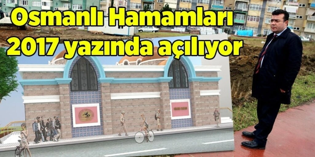 Atakum'da Osmanlı hamamları çalışmaları tam gaz ilerliyor
