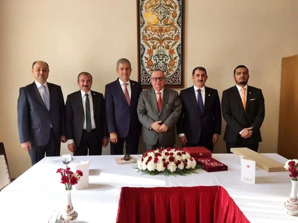 Milletvekili Köktaş Kolombiya heyetini ağırladı