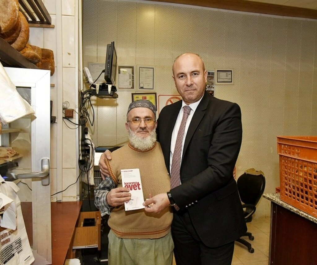 Başkan Hasan Togar EVET için dur durak bilmeden çalışıyor