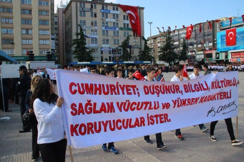 Samsun Cumhuriyet Meydanı'nda 29 Ekim Cumhuriyet Bayramı kutlama töreni fotoğrafları