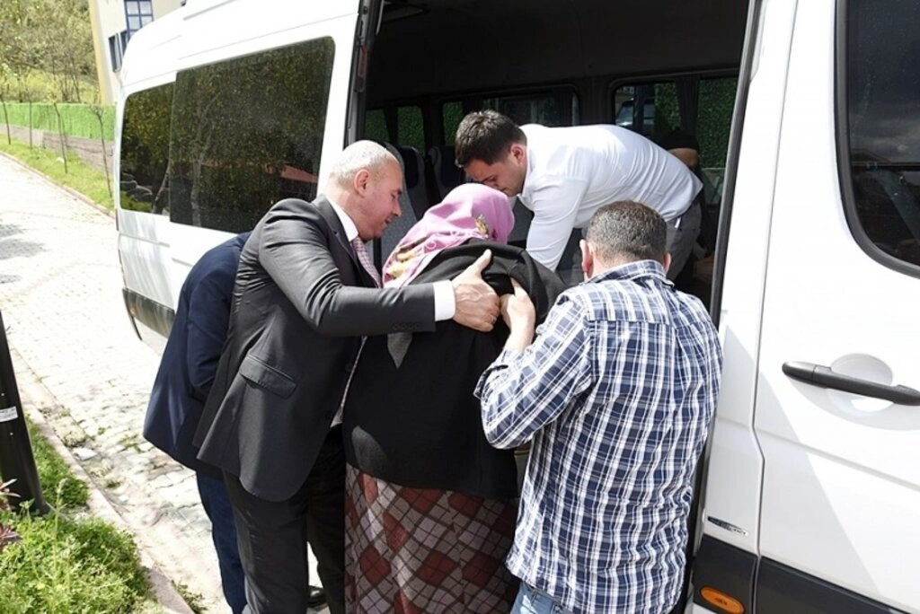 Başkan Togar ile Kaymakam Öztürk şehit aileleri ile bir araya geldi