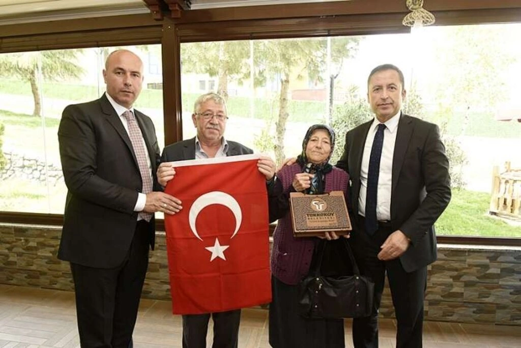 Başkan Togar ile Kaymakam Öztürk şehit aileleri ile bir araya geldi