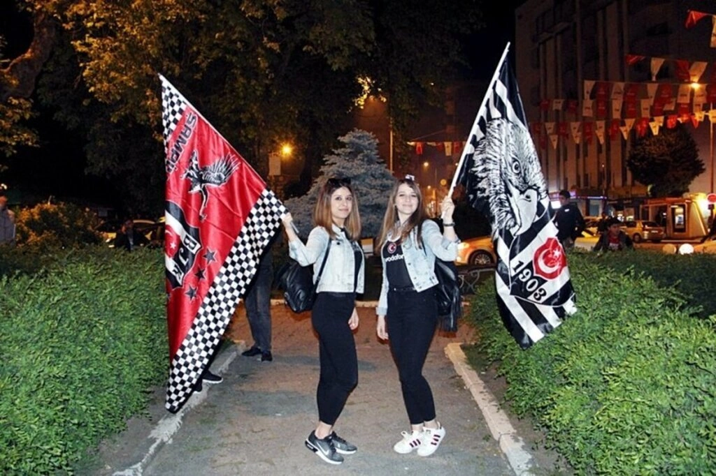 Beşiktaş'ın Şampiyonluğu Samsun'da da kutlandı