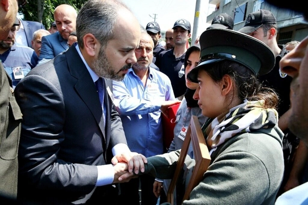 Samsun şehidini son yolculuğuna uğurladı