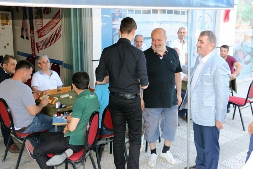 AK Parti Samsun Milletvekili Fuat Köktaş'tan bayramlaşma mesaisi