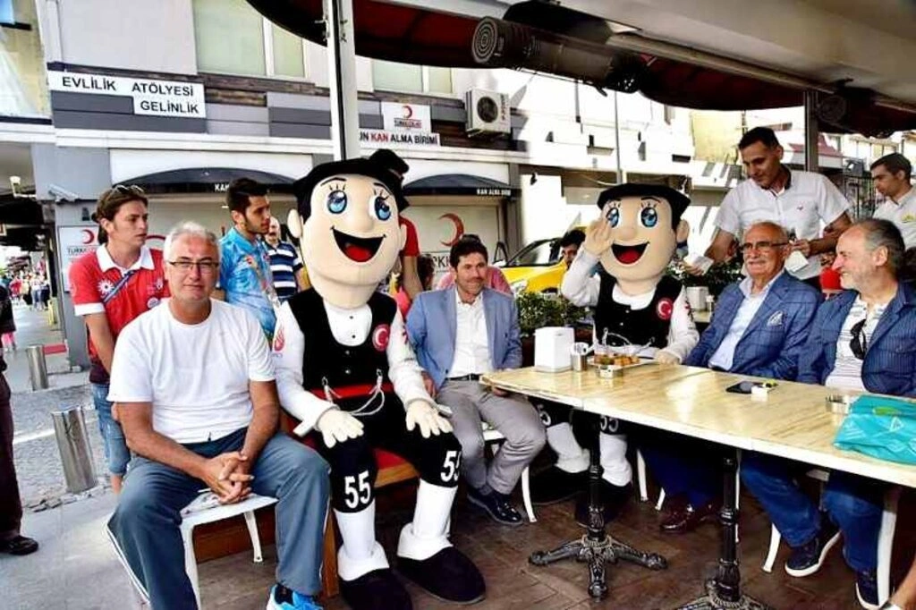 Başkan Yılmaz ve Tok'tan olimpiyatlara davet