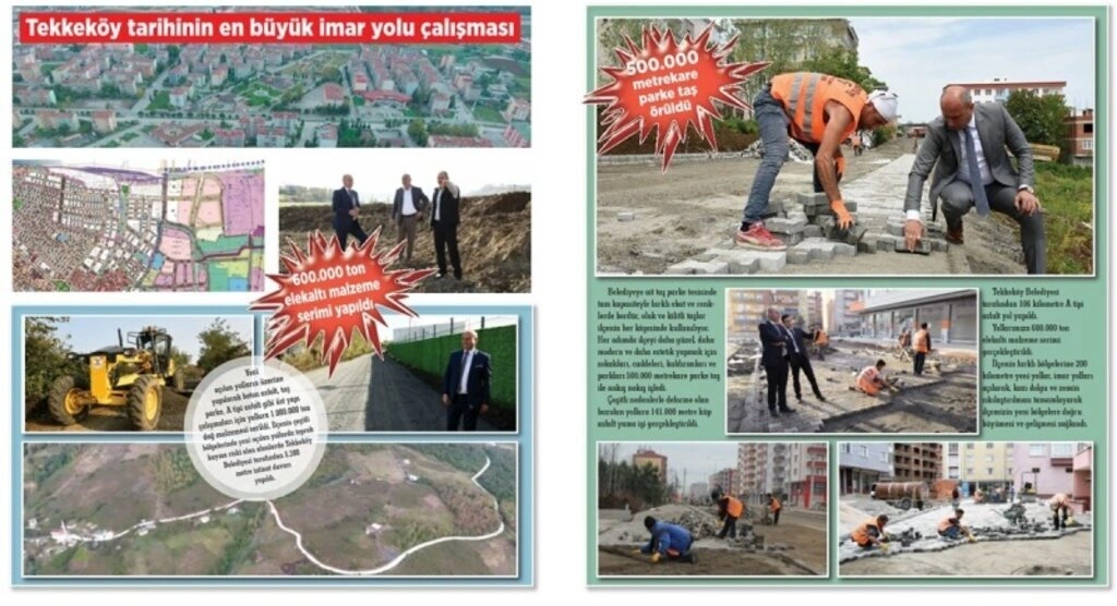 Tekkeköy'ün 2017 karnesi başarılarla dolu