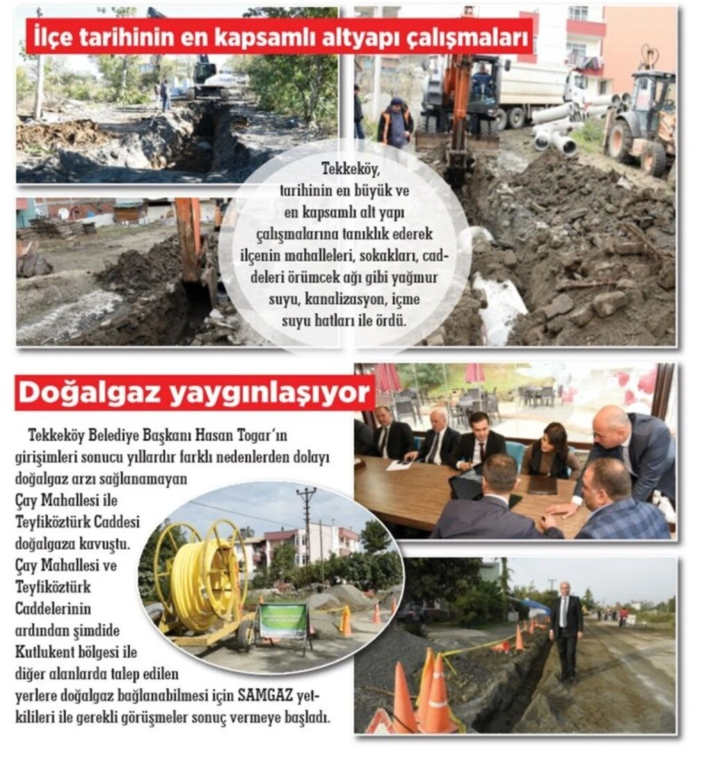 Tekkeköy'ün 2017 karnesi başarılarla dolu