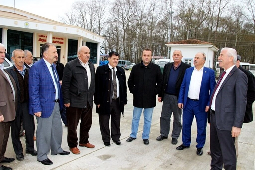 ALAÇAM BELEDİYE BAŞKANI HADİ UYAR MUHTARLAR İLE İSTİŞARE TOPLANTISINDA BİR ARAYA GELDİ
