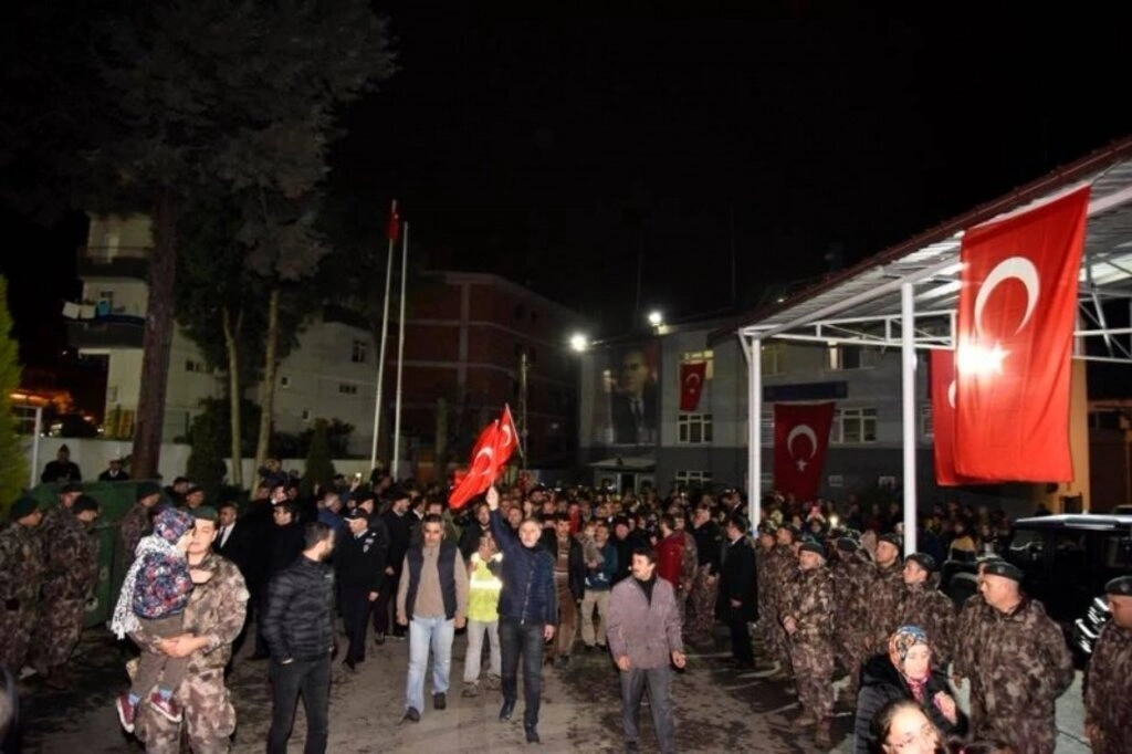 Kahramanlarımız Samsun'dan Afrin'e gidiyor