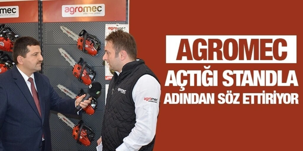 Agromec açtığı standla adından söz ettiriyor
