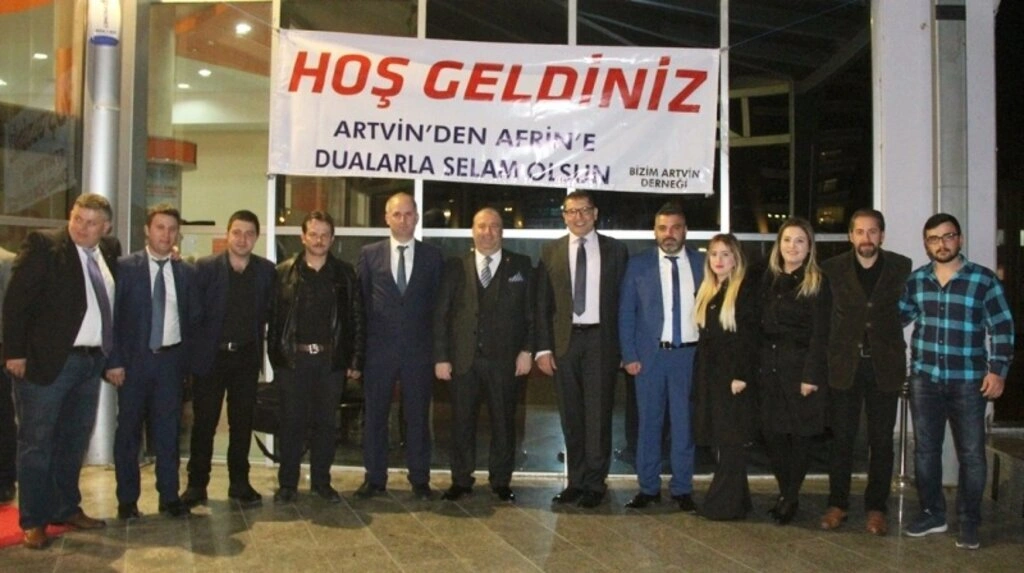 ARTVİN'İN KURTULUŞ YILDÖNÜMÜNDE SAMSUN'DAN AFRİN'E VE ŞEHİTLERE DUA